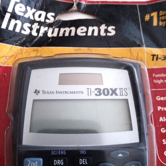 Calculator Texas Instruments TI-30X IIS Solar Battery Scientific School Algebra - Picture 3 of 5